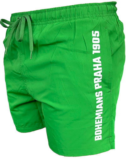 4355-plavky kratasy bohemians zelene predni